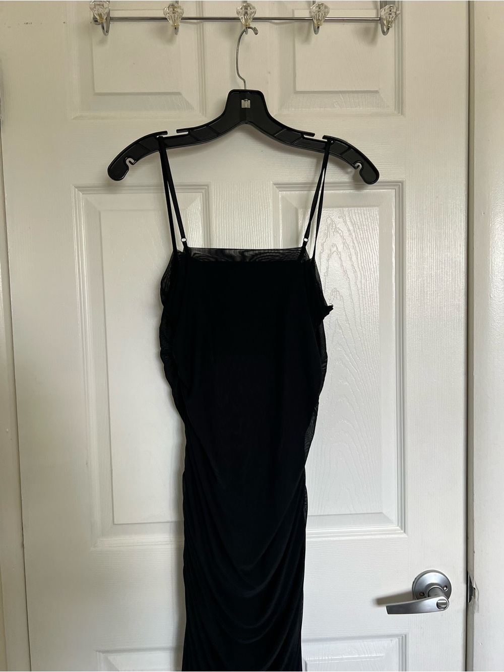 AFRM Valerie Black Mesh Dress Size Large - Picture 5 of 5